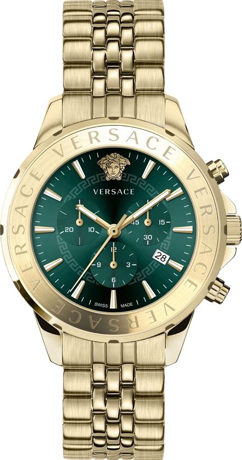 versace gold watch